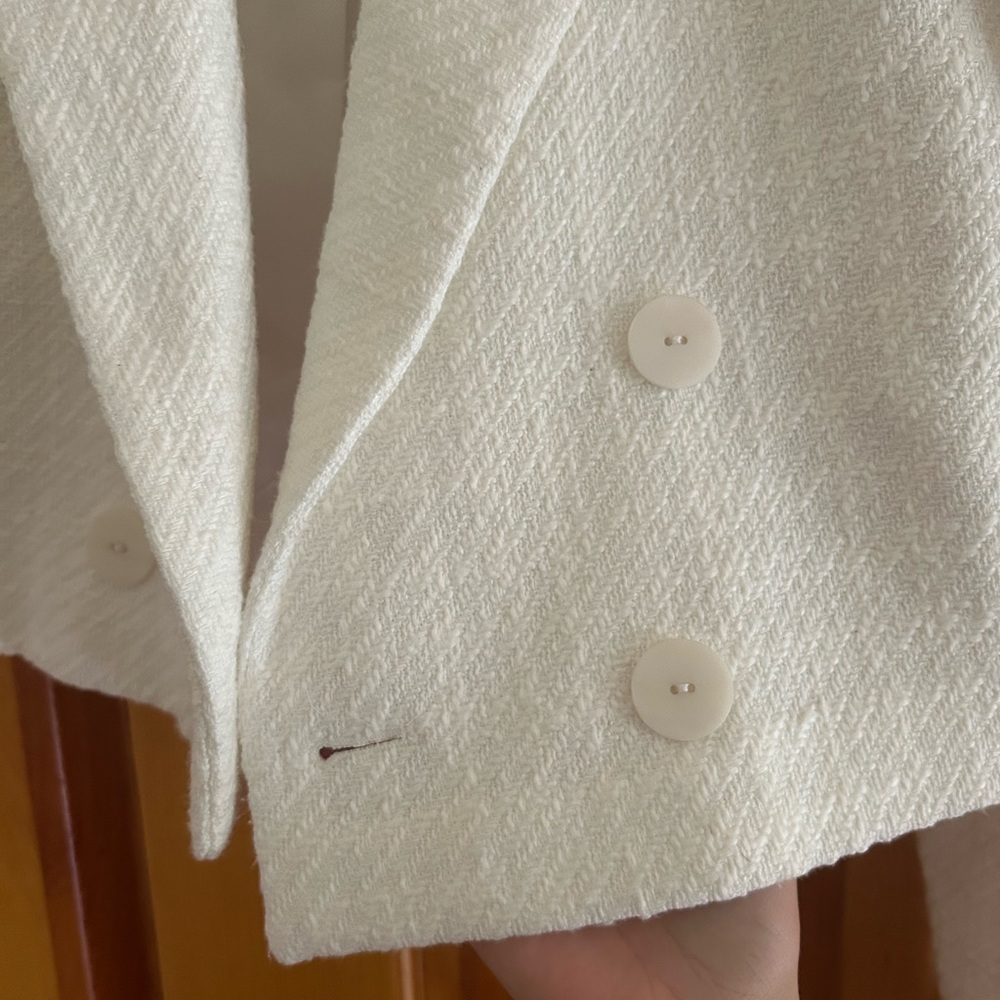 Zara Cropped Tweed Blazer Jacket - Picture 2 of 5